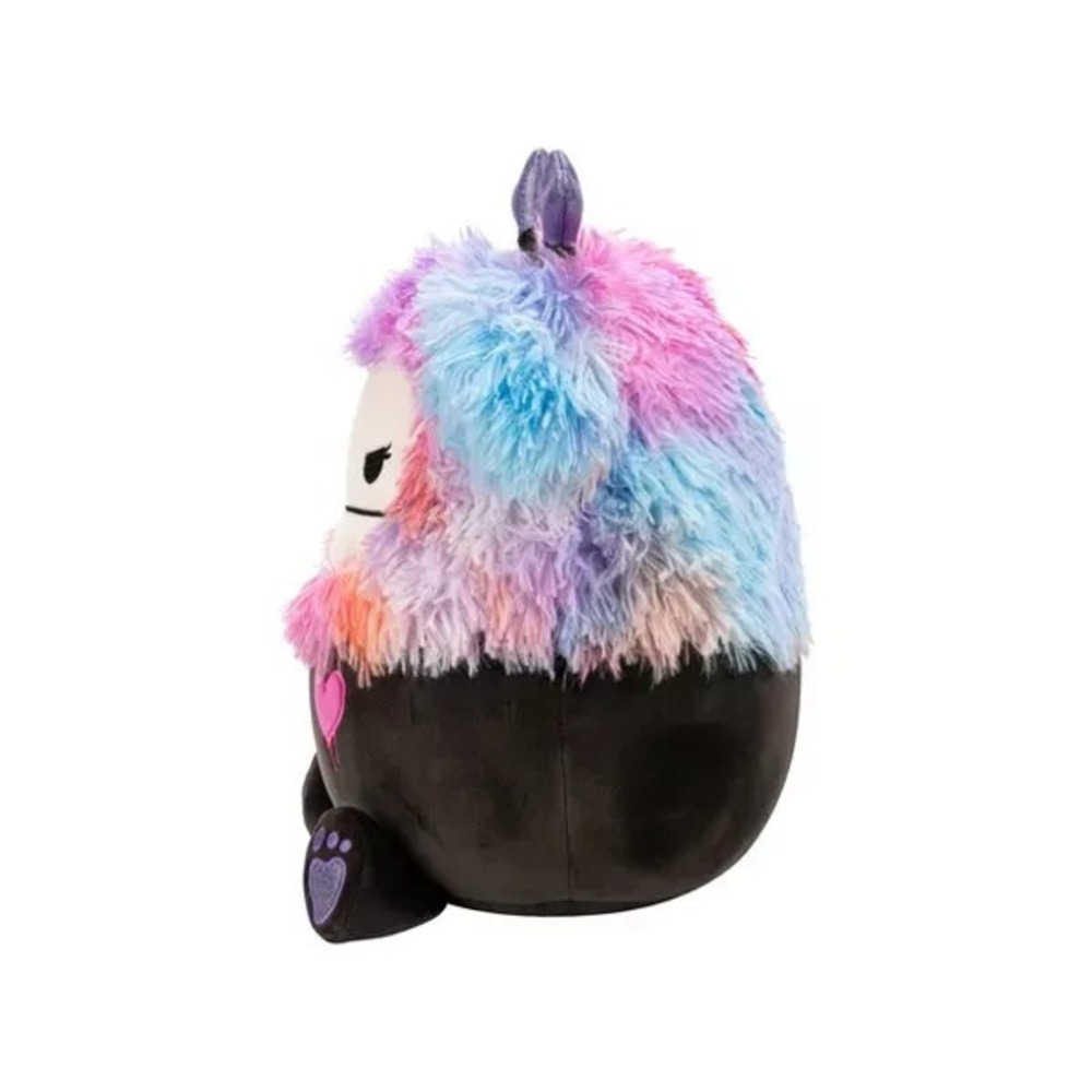 NEW ! Squishmallows Frumpy Bigfoot Plush 12" Pink Black Fuzzy Valentine Monster - Picture 4 of 7